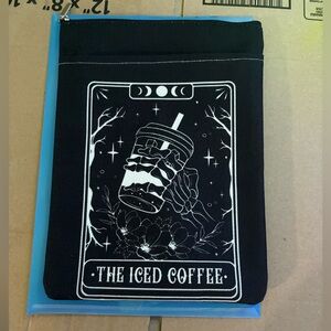 Black and White Iced Coffee Tote Bag